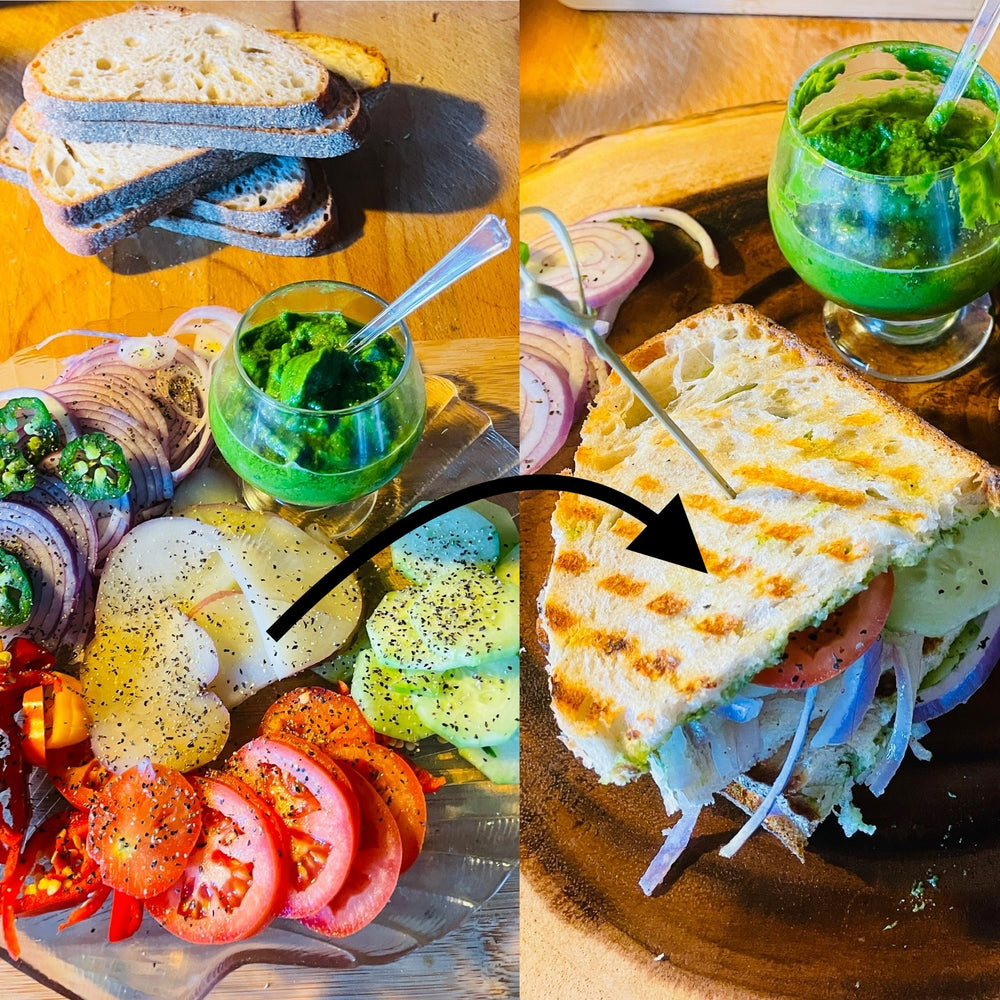 Bombay Grilled Chutney Sandwich