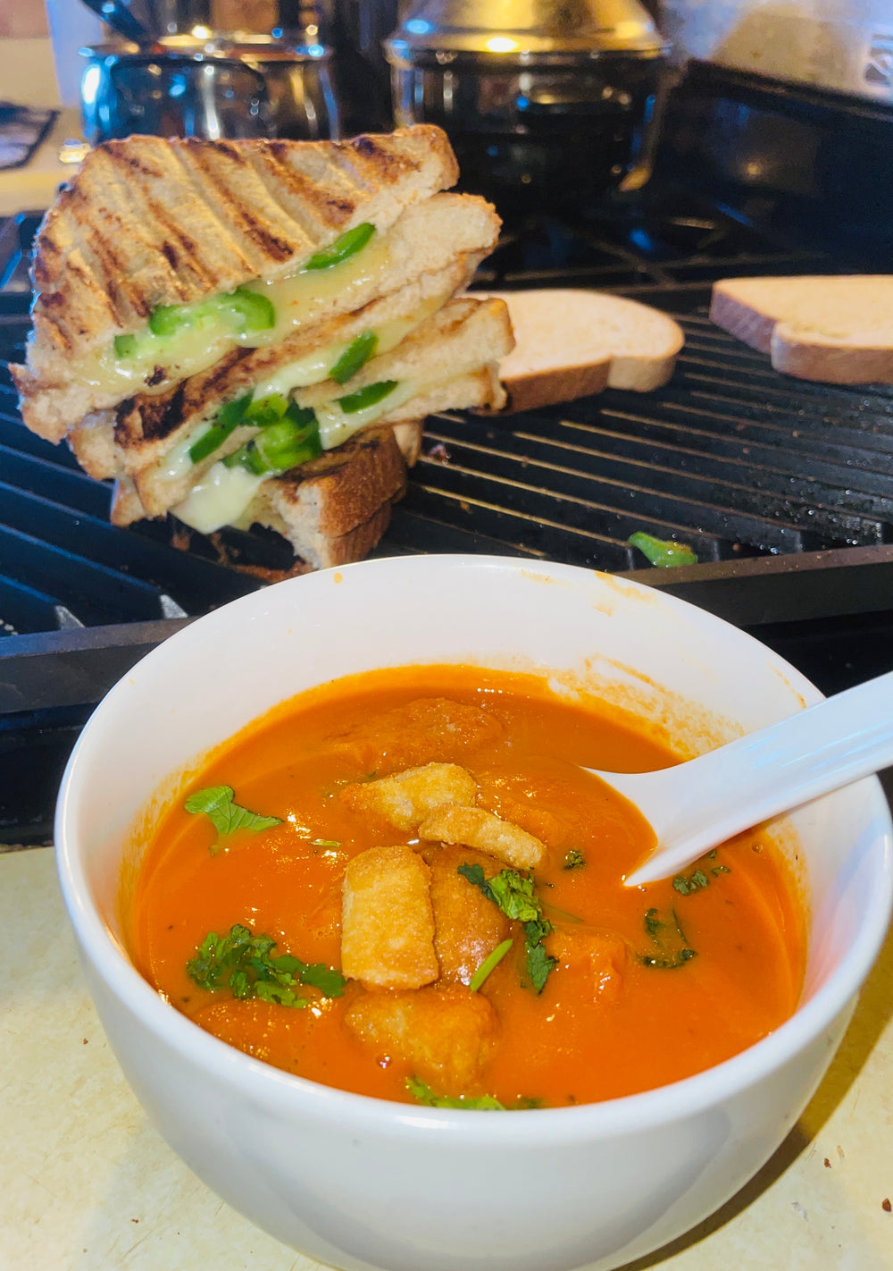 Vegan Jalapeno Grilled Cheese