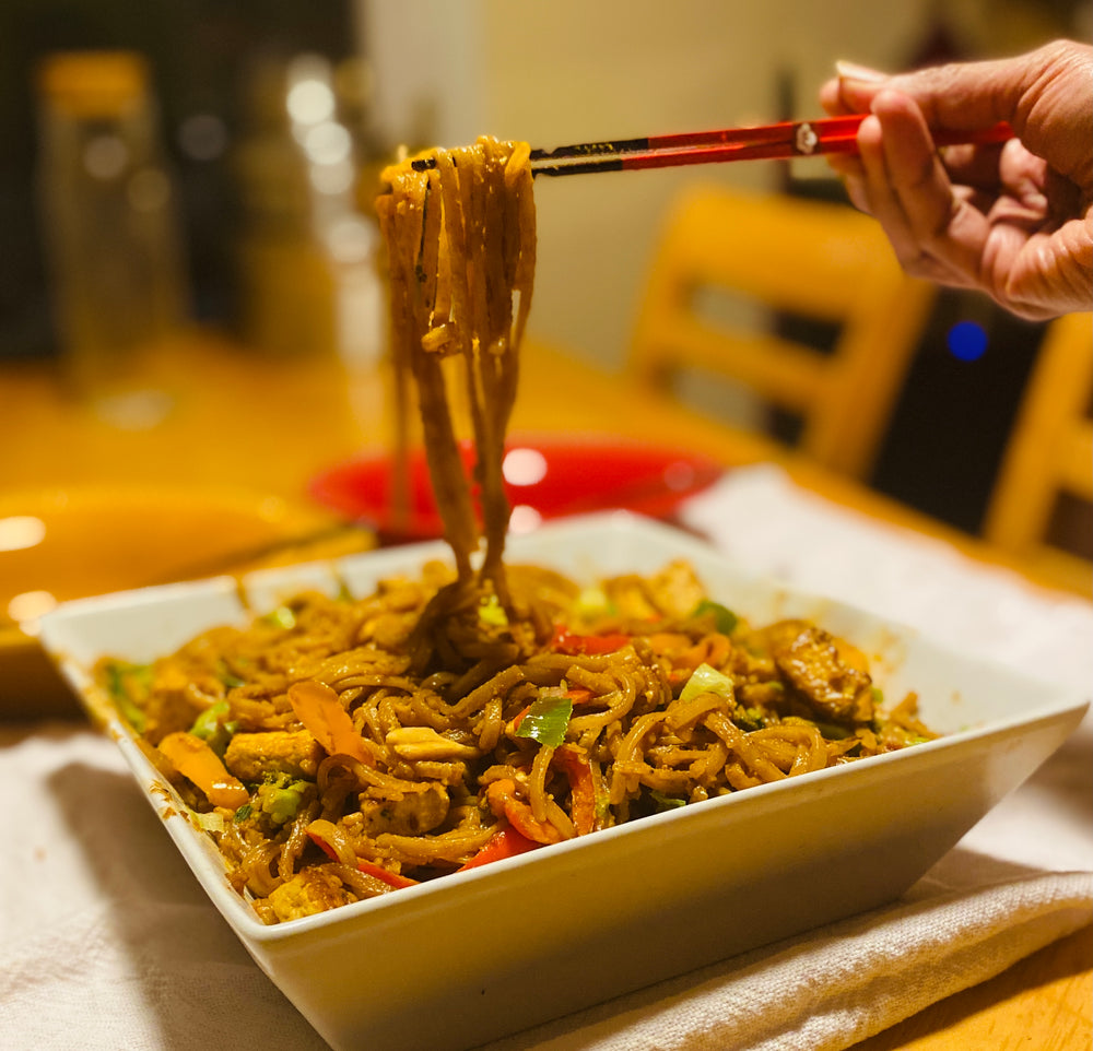 Spicy Vegetable Pad Thai