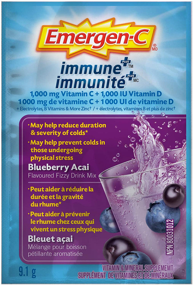 Emergen C Immune Plus Blueberry