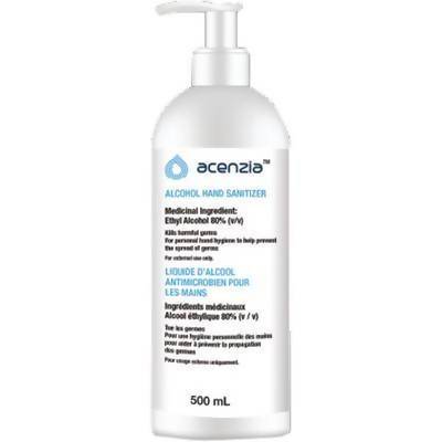 Acenzia Alcohol Hand Sanitizer